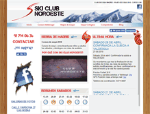 Tablet Screenshot of clubnoroeste.com
